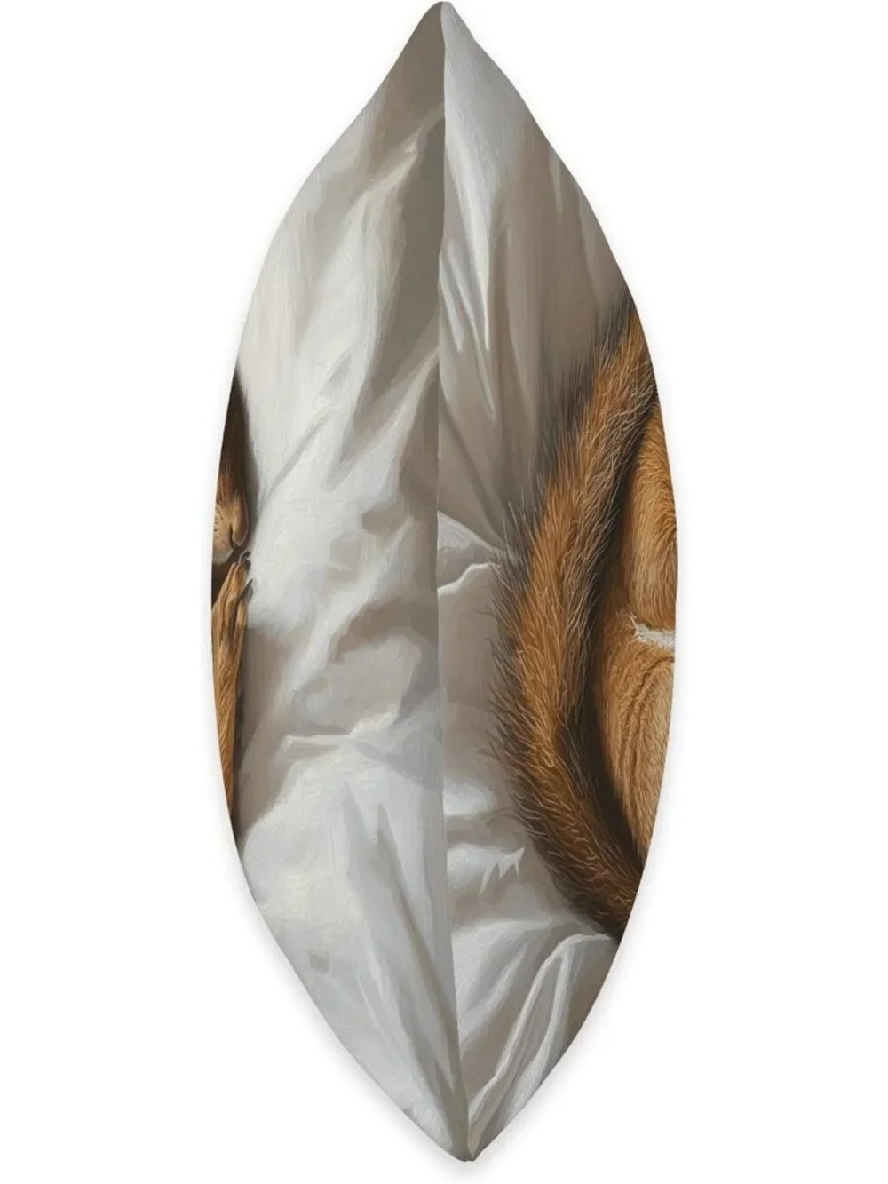Adorable Sleepy Squirrel Decorative Throw Pillow | Cozy Home Accent, Gift Idea